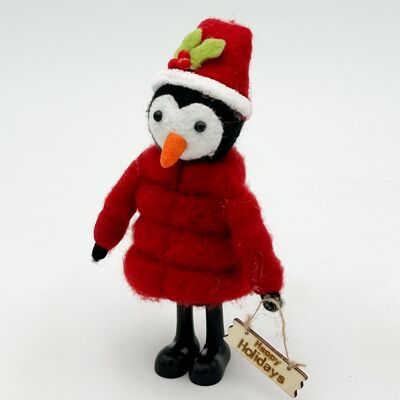 CAPPOTTO PINGUINO ROSSO - FE434