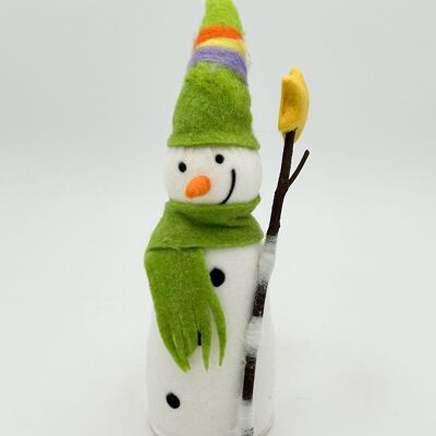 SNOWMAN STAR WITH LIGHT - FE437