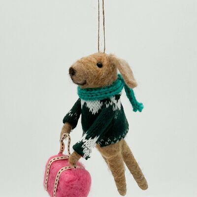 DOG WITH BAG - FE445