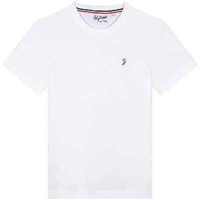 Camiseta blanca reciclada unisex