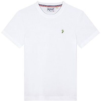 Camiseta blanca reciclada unisex