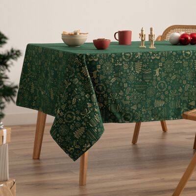 CANDY jacquard cotton Christmas tablecloth