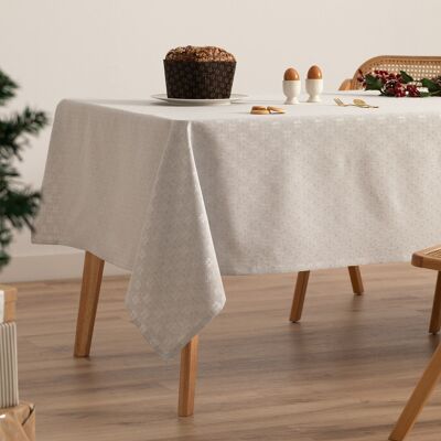 Christmas tablecloth cotton jacquard snowflake MERRY