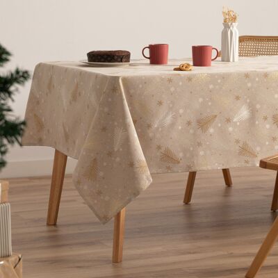 Christmas tablecloth cotton jacquard CHRISTREE