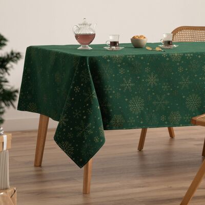 Christmas tablecloth cotton jacquard snowflake SPARKLE