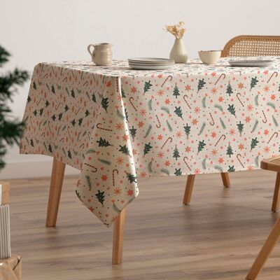 REED printed cotton stain resistant Christmas tablecloth