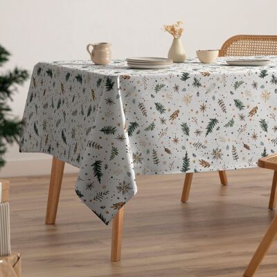 ELFIE printed cotton stain resistant Christmas tablecloth