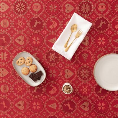 Chemin de table en coton jacquard de Noël 45x135 cm BALLCRY