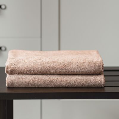 Double Bath Towel - Hazel Brown