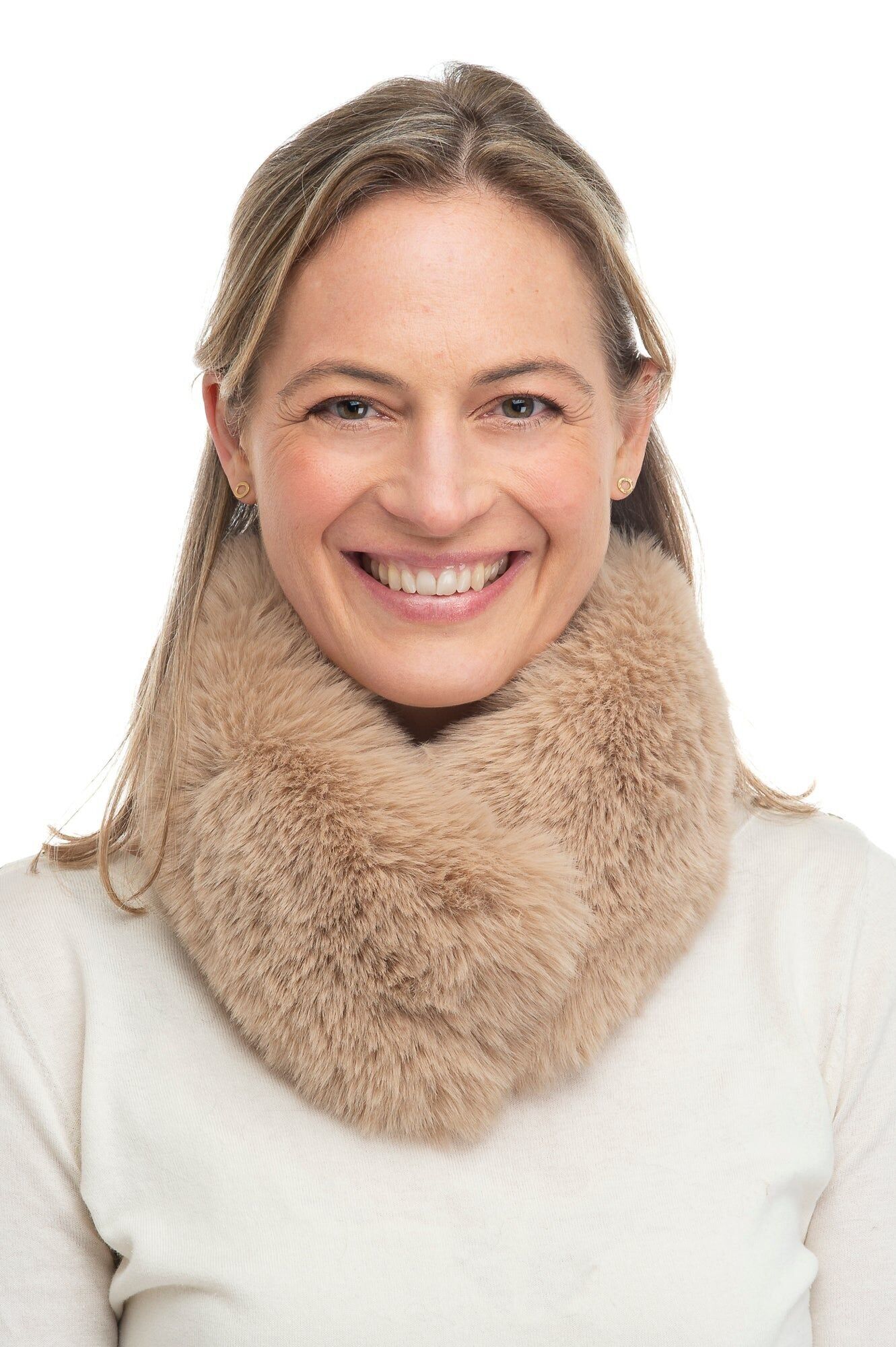 Agala FB30 Col Fausse Fourrure Moka