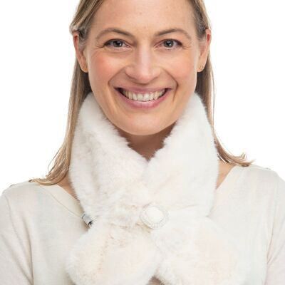 Agala FB30 Faux Fur Collar Beige