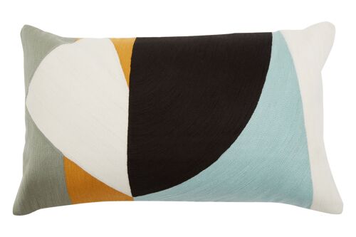 Bosie Ozella Multi Colour Rectangular Cushion