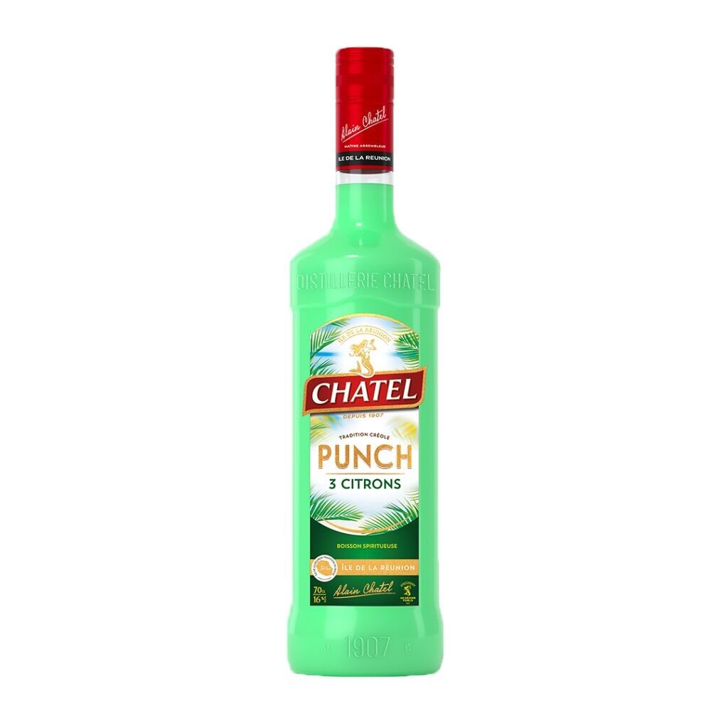 Punch Tradizionale Chatel TRE LIMONI – 16° – 70 CL