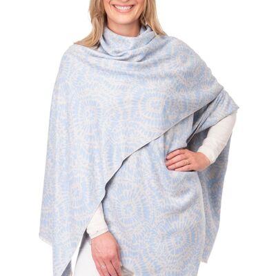 Susanna FB199 Batik Print Wrap Azul