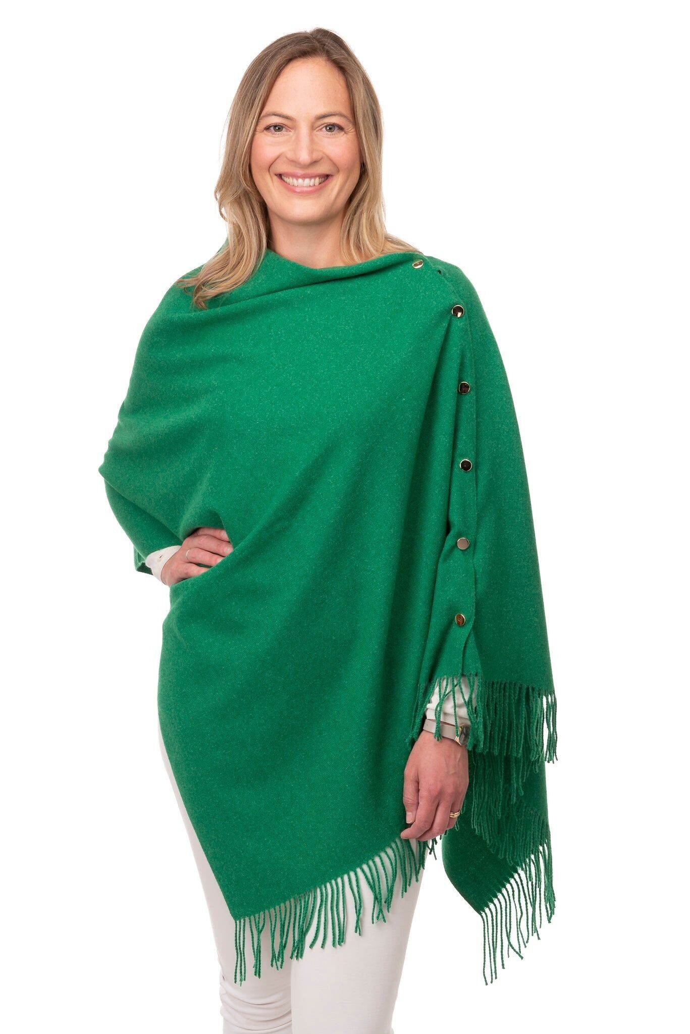Poncho Gisella FB186 - Verde Esmeralda