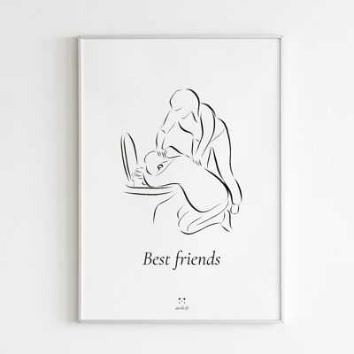 Poster - Toilet Kamasutra - Migliori amici