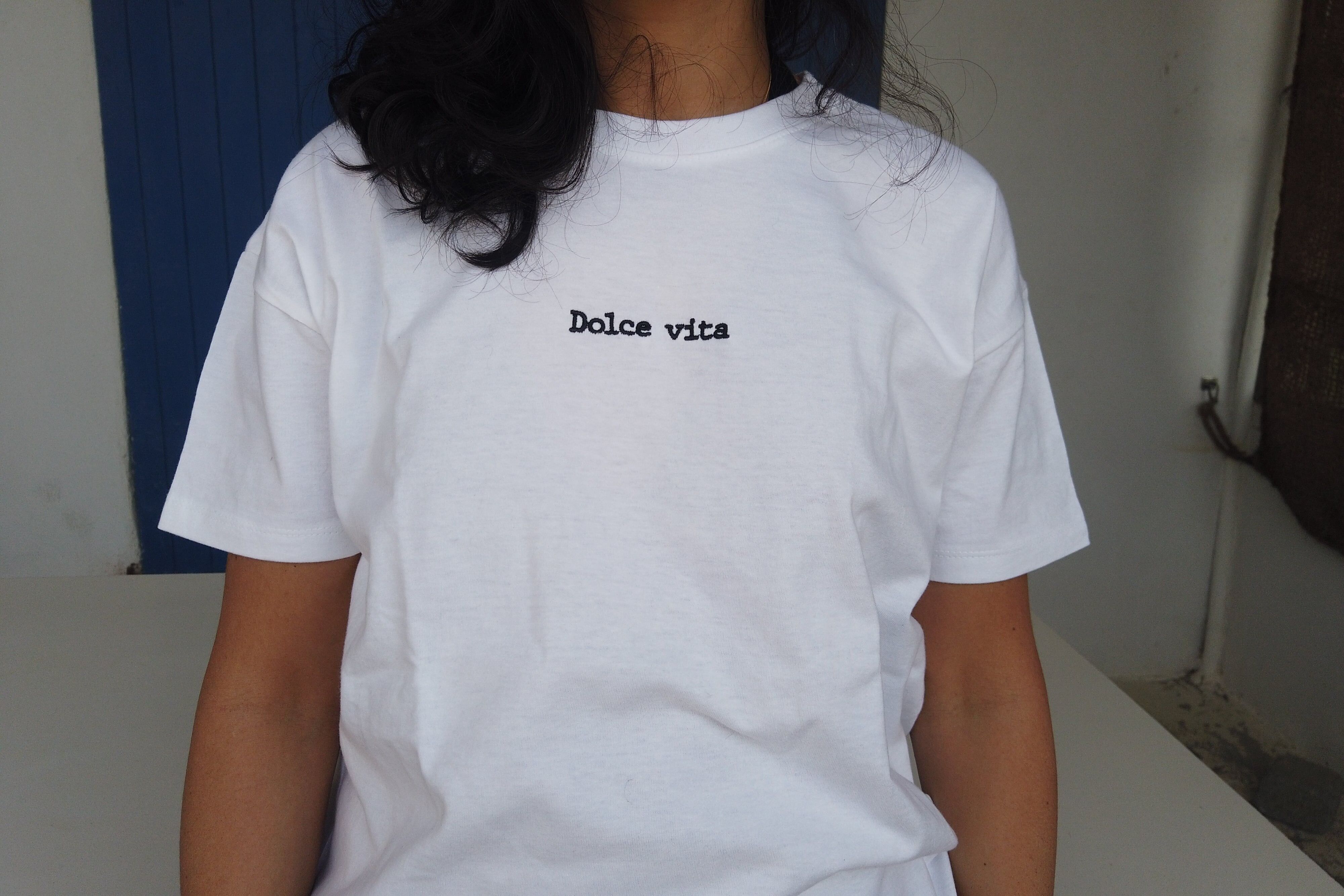 Maglietta “Dolce vita”.