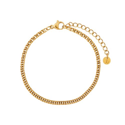 Bracelet basic chain - adult - gold