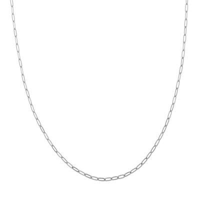 Necklace basic links - adult - silver