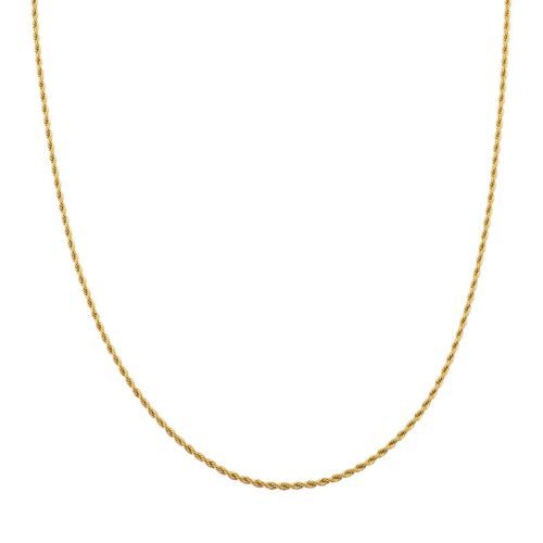 Necklace basic twisted - adult - gold