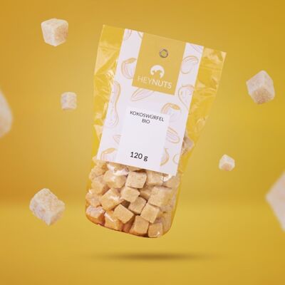 Cubi di cocco biologico