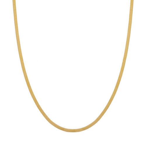 Necklace basic flat - adult - gold