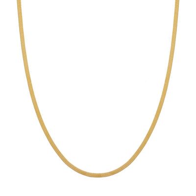 Necklace basic flat - adult - gold