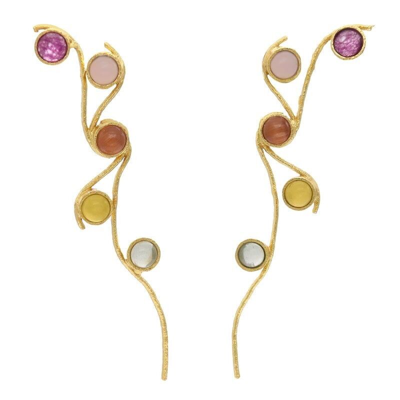 Orecchini Zara multicolori grandi