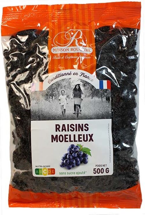 Raisins moelleux - sachet 500g