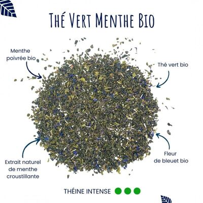 Thé vert - MENTHE VERTE BIO 1kg