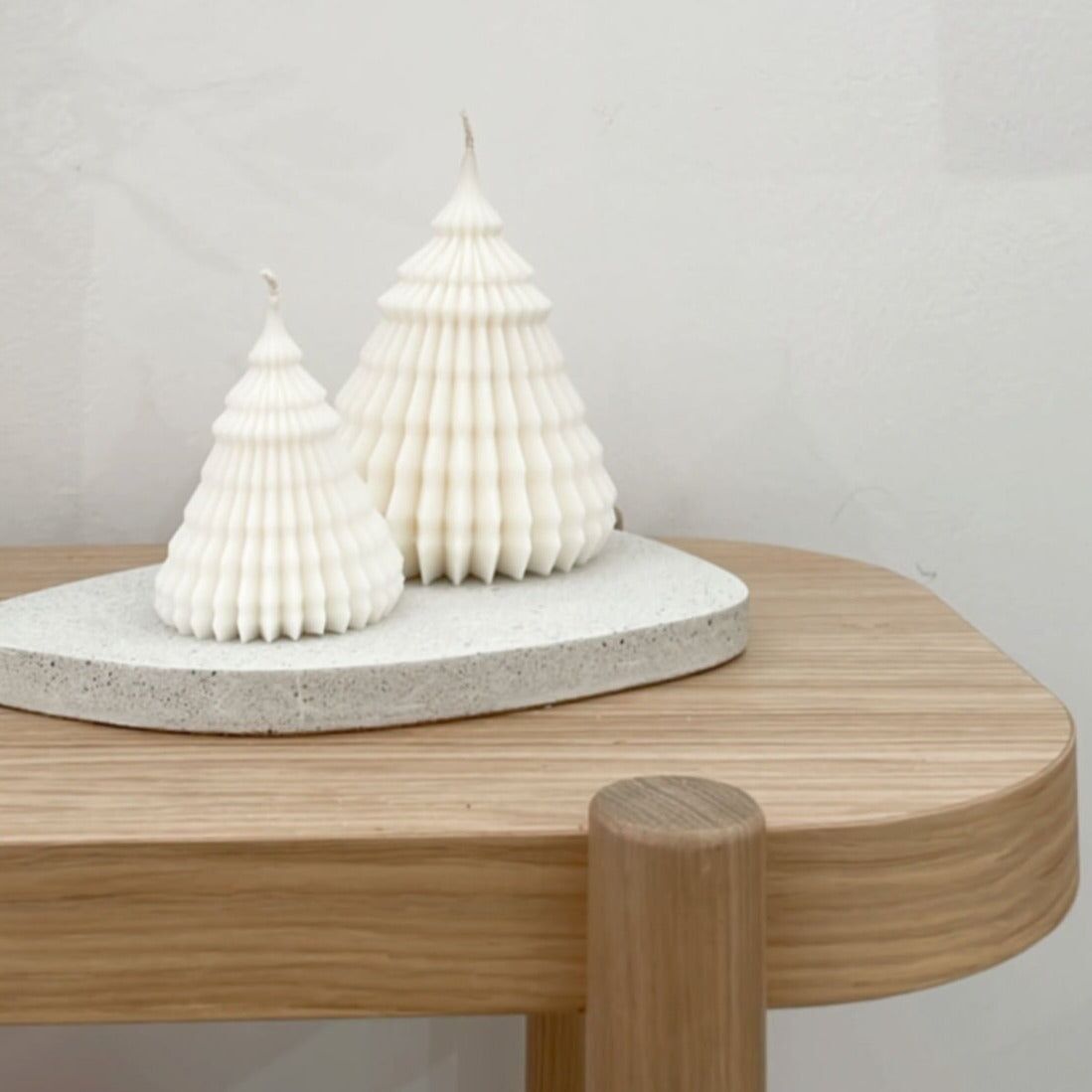 Kerze Tannenbaum aus veganem Rapswachs (made in Germany)