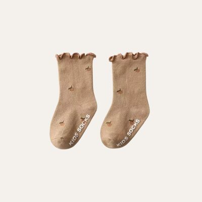 Apricot Organic Cotton Frill Socks