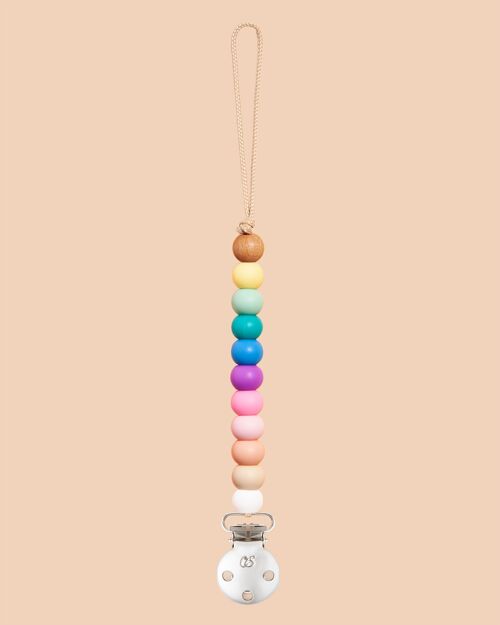 Rainbow Sienna Dummy Clip in Silver