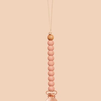 Peach Sienna Dummy Clip in Rose Gold