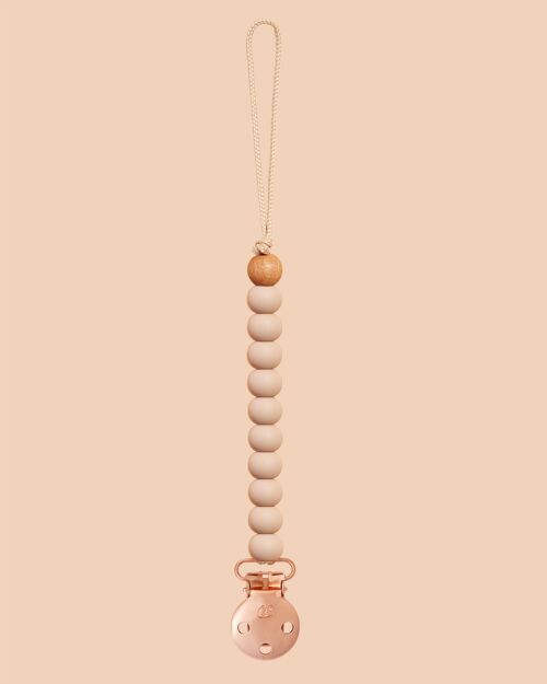 Oatmeal Sienna Dummy Clip in Rose Gold