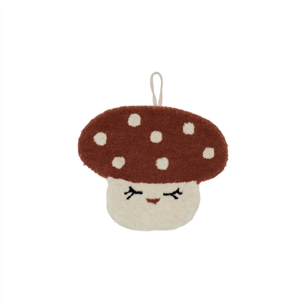 Suspension murale miniature en forme de champignon