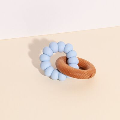 Beechwood Teether in Baby Blue