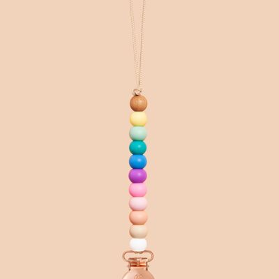 Rainbow Sienna Dummy Clip in Rose Gold