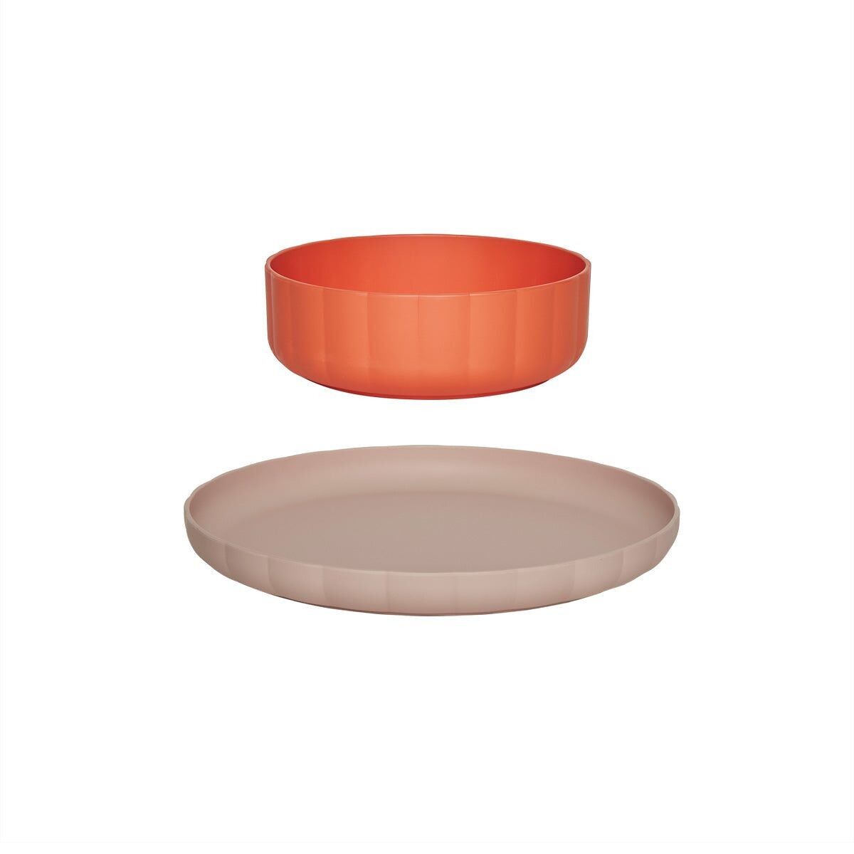 Assiette et bol Pullo - Lot de 2