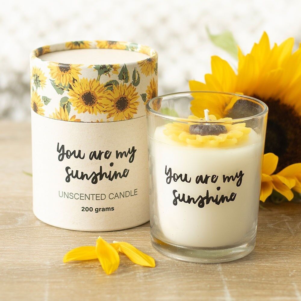 Candela You Are My Sunshine con girasole 3D