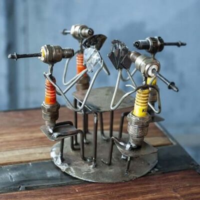Spark Plug Figures | Card Players