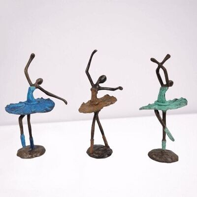Escultura de bronce "Danseuse de ballet" de Zacharia | 20cm | Piezas unicas