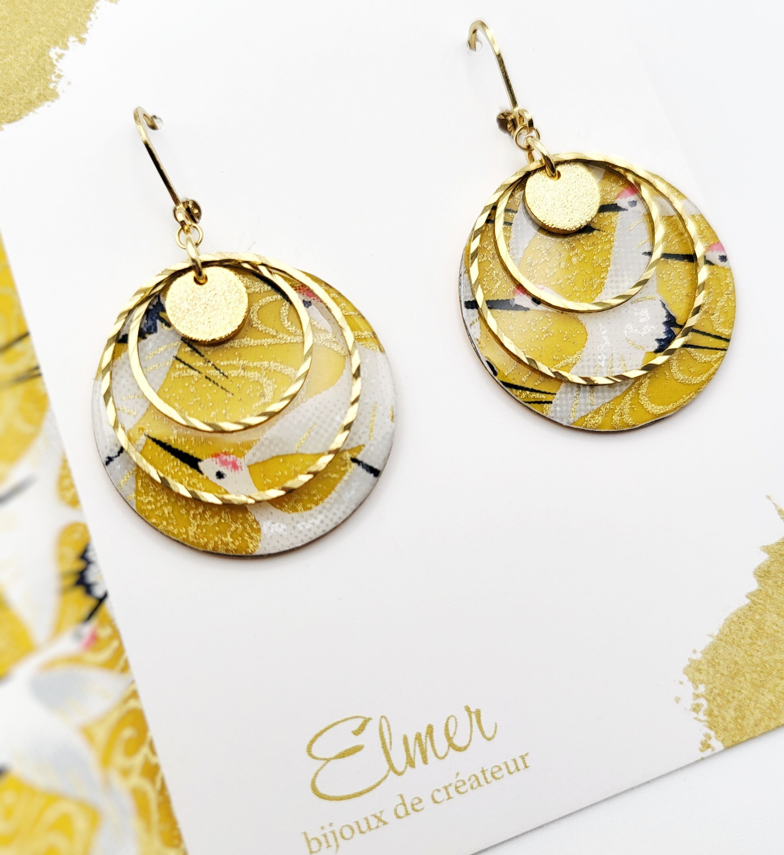 MIO Ohrringe, große Größe / 5 Farben