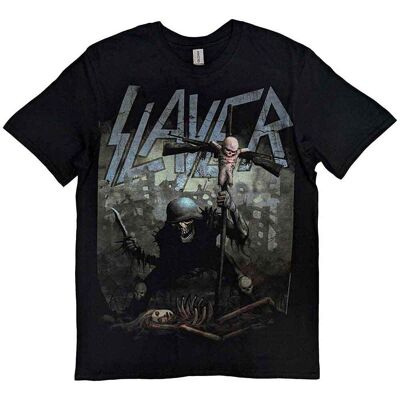 Camiseta Slayer - Cruz de soldado