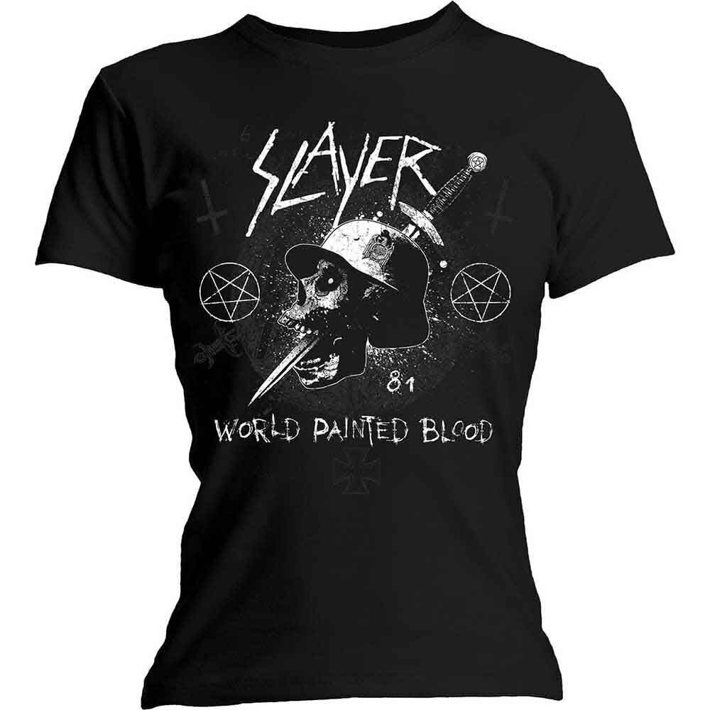 Slayer Damen T-Shirt - Dolchschädel