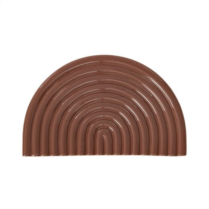 Vassoio arcobaleno in ceramica