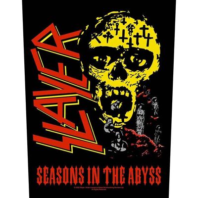 Toppe Slayer - Tessuto da cucire - Seasons In The Abyss