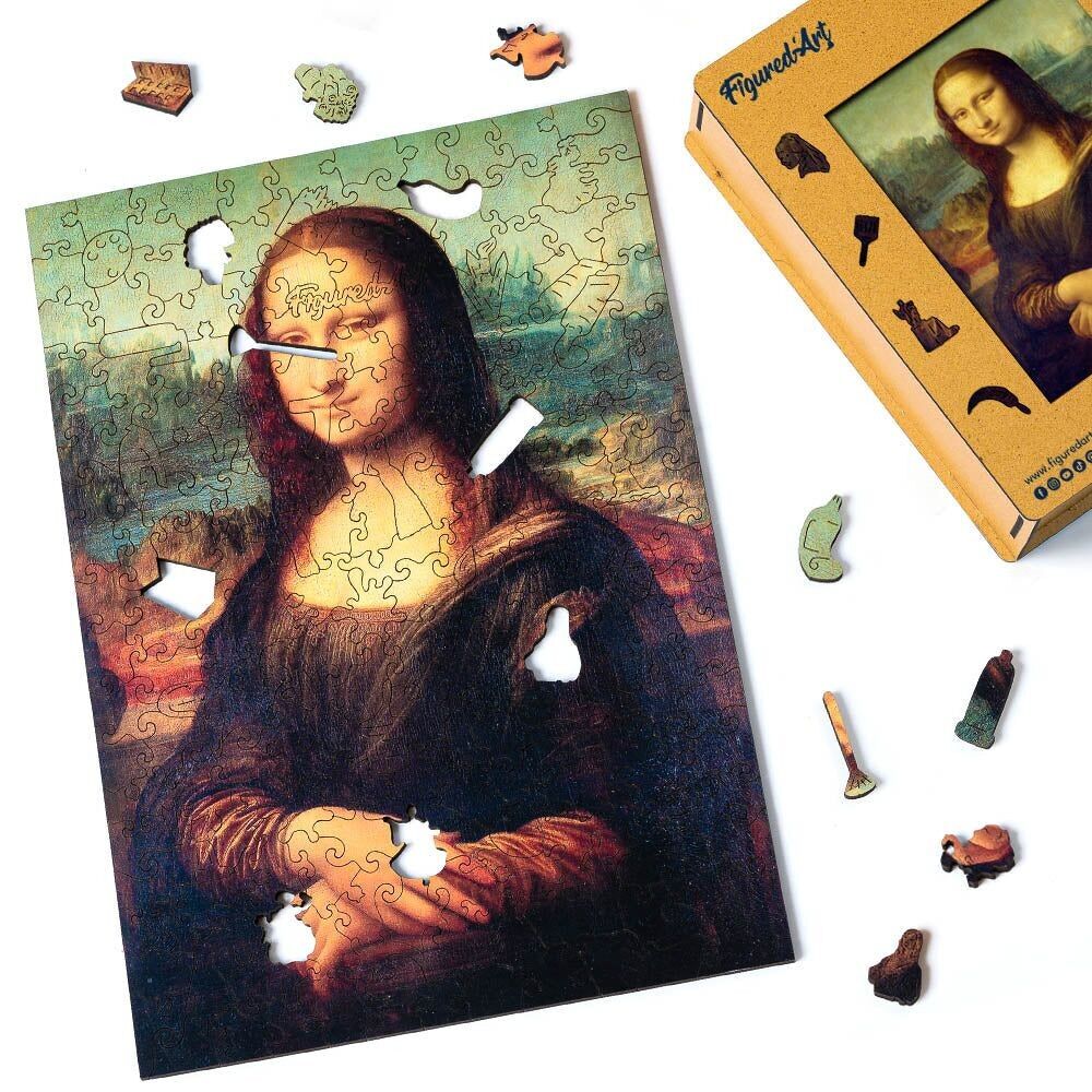 Puzzle in legno per adulti - Monna Lisa di Leonardo da Vinci