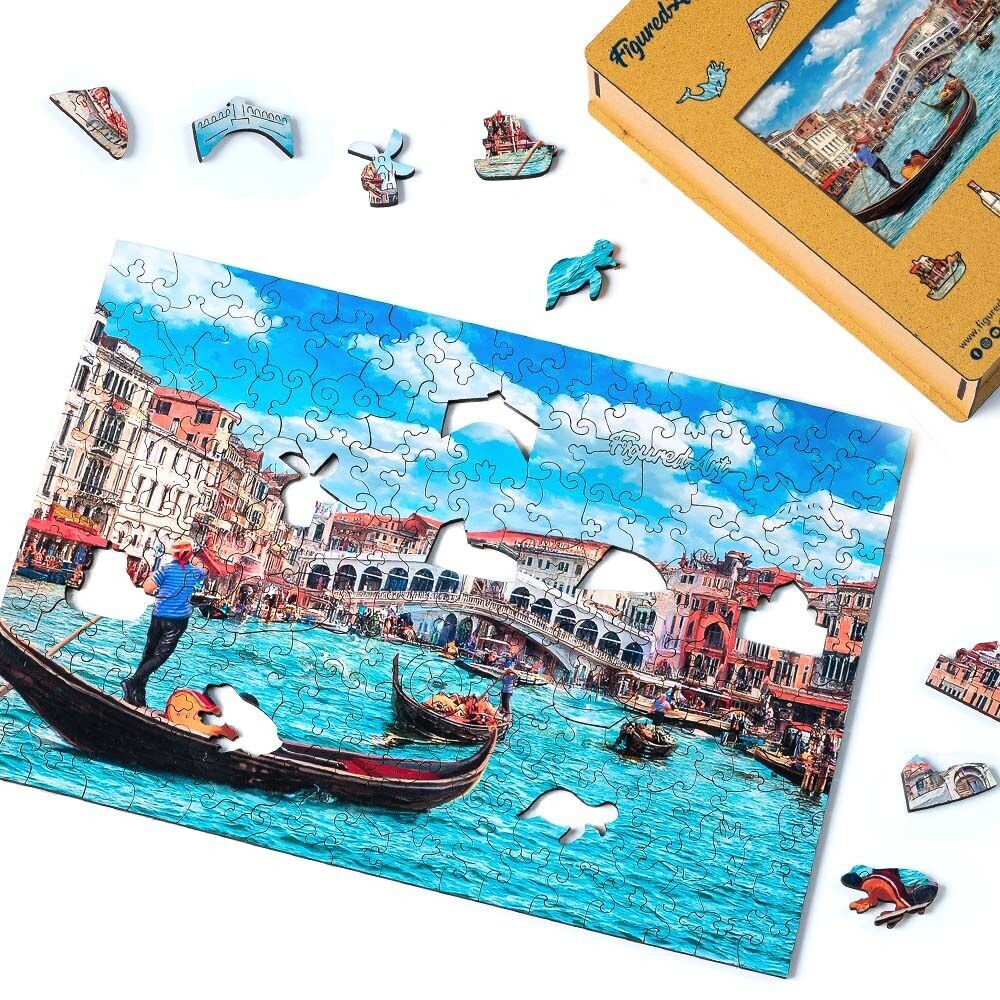 Puzzle de madera para adultos - El Canal de Venecia