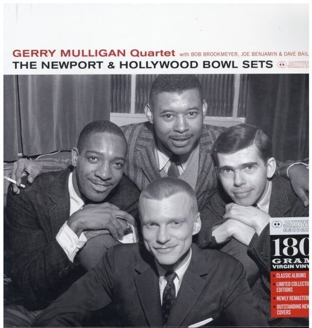 Gerry Mulligan Quartet & Bob Brookmeyer & Joe Benjamin & Dave Bailey LP Vinyl Record - The Newport & Hollywood Bowl Sets